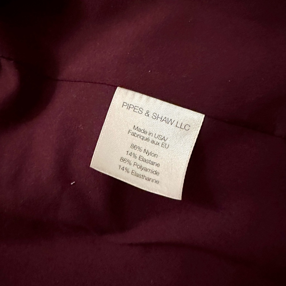 Veronica Beard Scuba Knit Blazer in Burgundy Work Ponte Stretch Size 10 - Picture 7 of 10